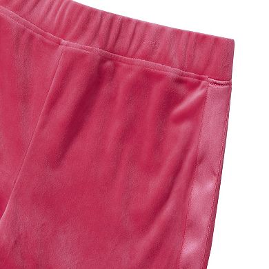 Girls 8-16 Lands' End Velour Sparkly Jogger Sweatpants