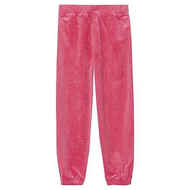 Girls 8-16 Lands' End Velour Sparkly Jogger Sweatpants