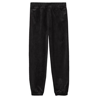 Girls 8-16 Lands' End Velour Sparkly Jogger Sweatpants