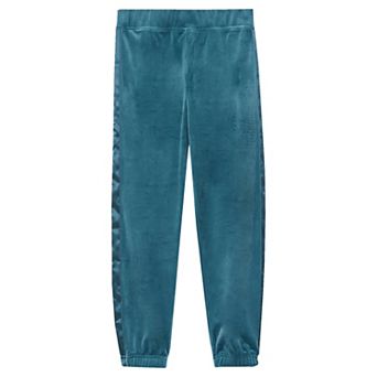 Girls 8-16 Lands' End Velour Sparkly Jogger Sweatpants