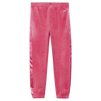 Girls 8-16 Lands' End Velour Sparkly Jogger Sweatpants