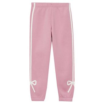 Girls 2-16 Lands' End Fleece Bow Joggers