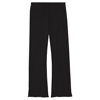 Girls 2-20 Lands' End Ribbed Knit Flare Leggings