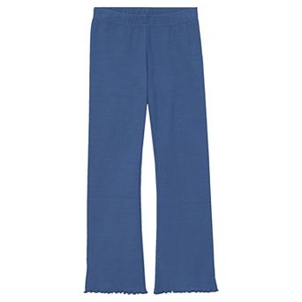 Girls 2-20 Lands' End Ribbed Knit Flare Leggings