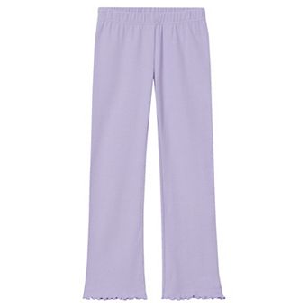 Girls 2-20 Lands' End Ribbed Knit Flare Leggings