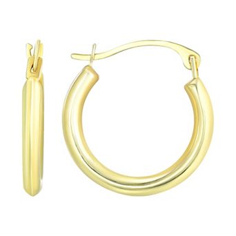 Taylor Grace 10k Gold 15mm Hoop Earrings
