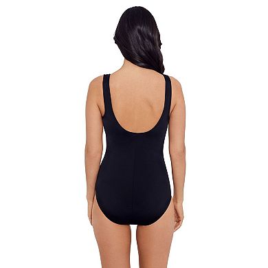 Women's Great Lengths Bust Illusion One-Piece Swimsuit