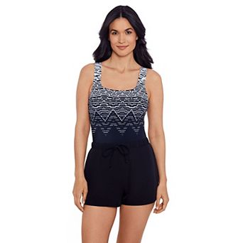 Women's Great Lengths Scoopneck Runaround One-Piece Swimsuit
