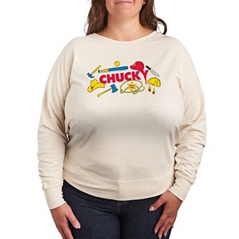 Plus Size Chucky Icons French Terry Long Sleeve Tee