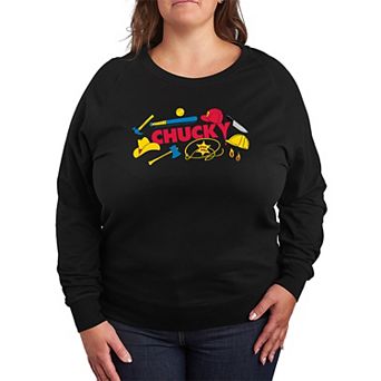 Plus Size Chucky Icons French Terry Long Sleeve Tee