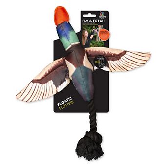 Spunky Pup Fly & Fetch Duck Launching Plush Dog Toy