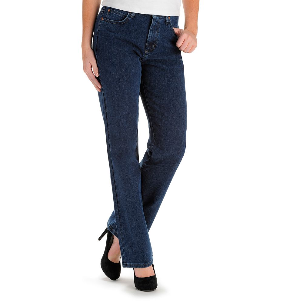 Petite Lee Relaxed Fit Straight-Leg Jeans