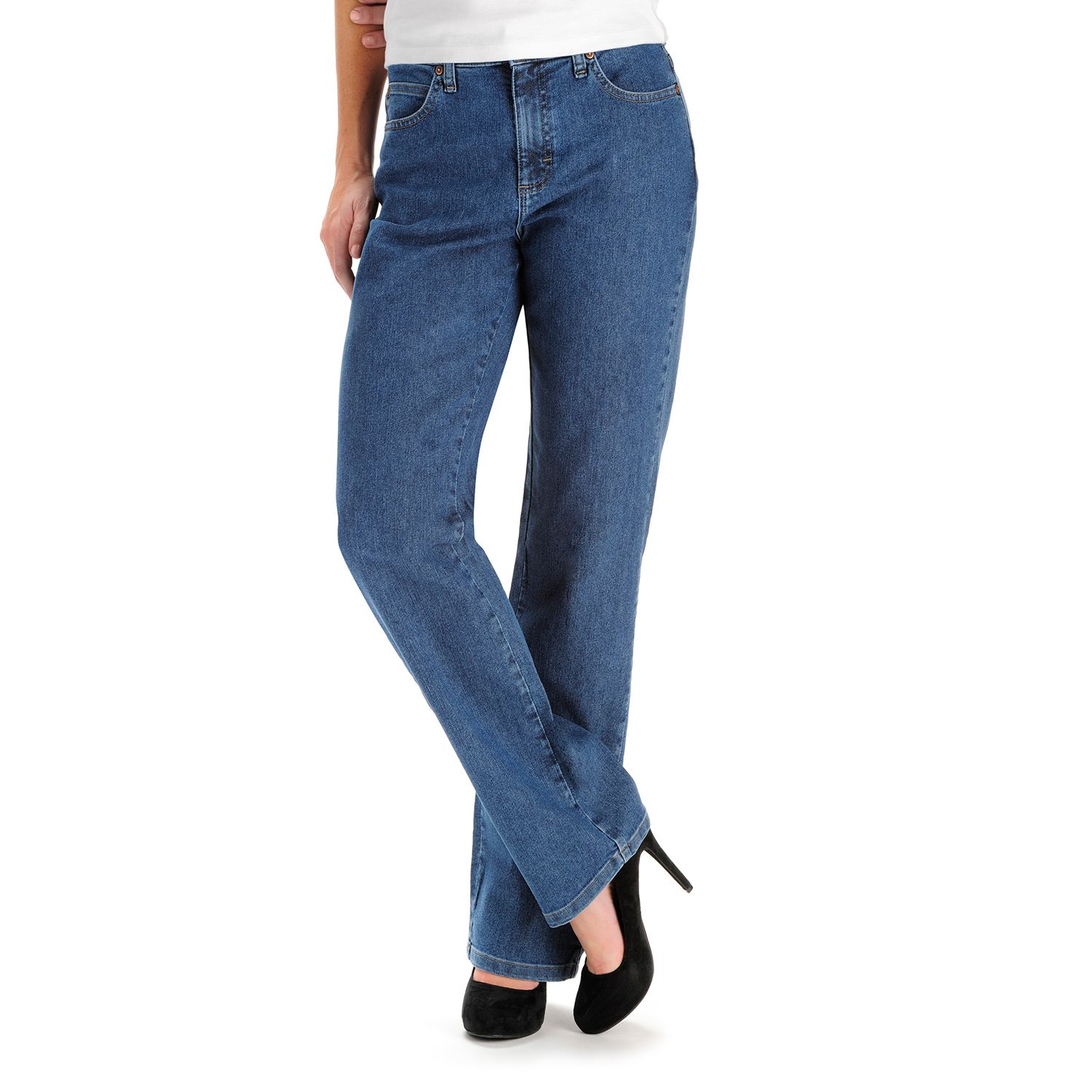 lee relaxed fit at the waist jeans petite
