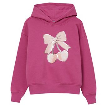 Girls 2-16 Lands' End Holiday Oversized Hoodie