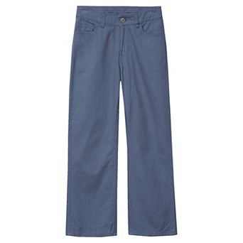 Girls 2-20 Lands' End Wide Leg Twill Pants