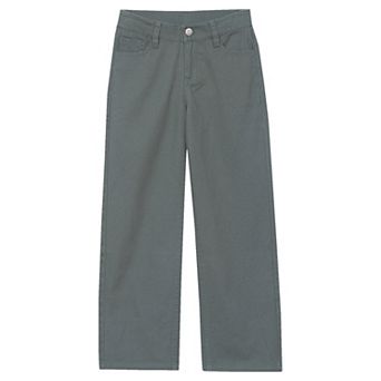 Girls 2-20 Lands' End Wide Leg Twill Pants
