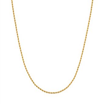 Lusso Platino Rope Chain Necklace