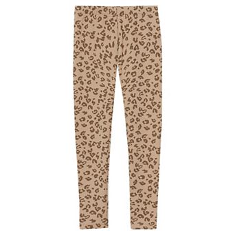 Girls 2-18 Lands' End Fleece Lined Leggings in Regular & Plus Size