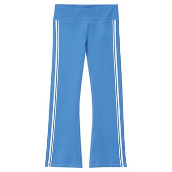 Girls 2-20 Lands' End Active Striped Flare Leggings in Regular & Plus Size