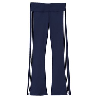 Girls 2-20 Lands' End Active Striped Flare Leggings in Regular & Plus Size