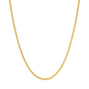 Lusso Platino Herringbone Chain Necklace