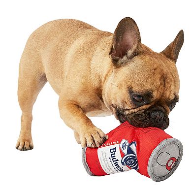 Budweiser Tough Can Plush Dog Toy