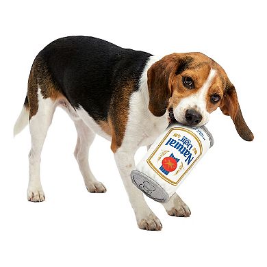 Natural Light Beer Tough Can Plush Dog Toy