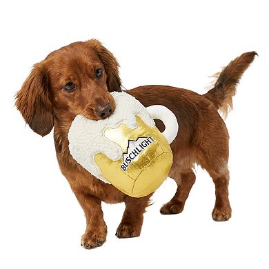 Busch Light Plush Mug Dog Toy