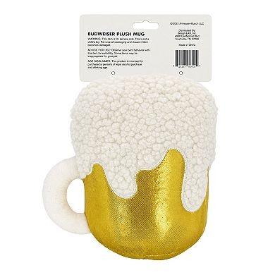 Budweiser Plush Mug Pet Toy