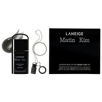LANEIGE x MATIN KIM JuicePop Box Lip Tint Mono Tune Set with Wearable Keychain & Mirror