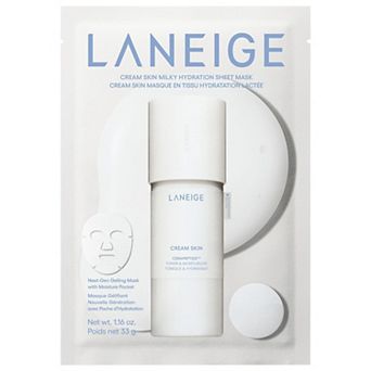LANEIGE Cream Skin Milky Toner Sheet Mask with Ceramides & Peptides for Nourishing Hydration