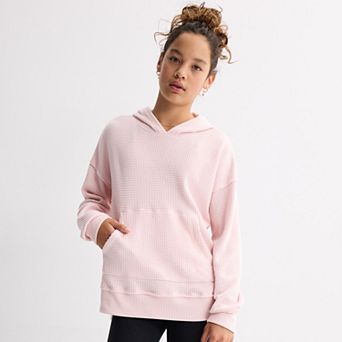 Girls 6-20 SO® Relaxed Waffle Hoodie in Regular & Plus Size