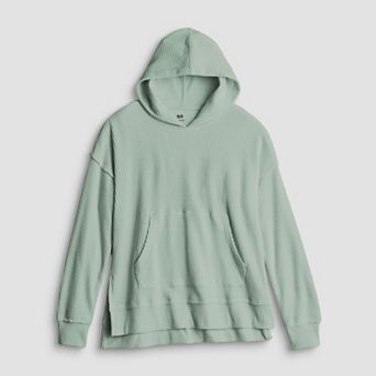 Girls 6-20 SO® Relaxed Waffle Hoodie in Regular & Plus Size