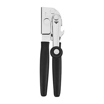 Swing-A-Way Easy-Crank Can Opener with Folding Crank Handle, Stainless Steel (Black)