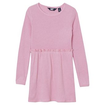 Girls 2-16 Lands' End Long Sleeve Rib Knit Tunic Dress in Regular & Plus Size