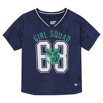 Girls 2-20 Lands' End Short Sleeve Soccer Jersey Shirt
