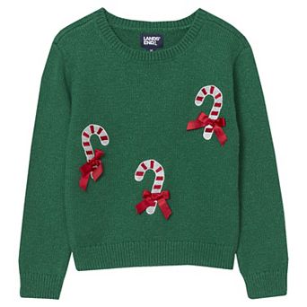 Girls 2-16 Lands' End Embellished Sweater