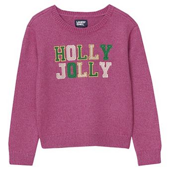 Girls 2-16 Lands' End Embellished Sweater