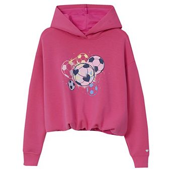 Girls 8-16 Lands' End Long Sleeve Bubble Active Hoodie in Plus Size