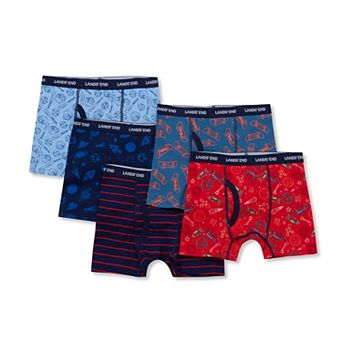 Boys 2-20 Lands' End 5-Pack Boxer Brief Underwear