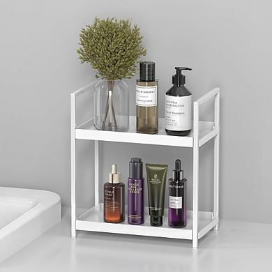 2-Tier Countertop Organizer Shelf, Bathroom & Vanity Storage Tray
