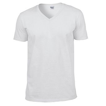 Gildan Unisex Adult Softstyle V Neck T-Shirt
