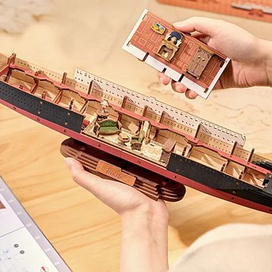 3D Puzzle 1912 Ocean Liner 433pcs DIY Lights Up
