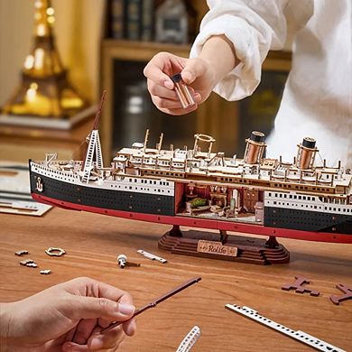 3D Puzzle 1912 Ocean Liner 433pcs DIY Lights Up