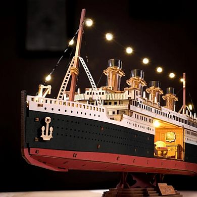 3D Puzzle 1912 Ocean Liner 433pcs DIY Lights Up