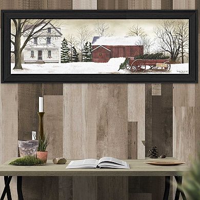 Modern Home Decor Trees Framed Wall Art Print for Living Decoration