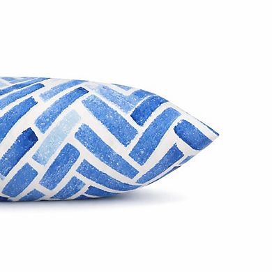 2 Pack Waterproof and Fade-Resistant Outdoor Throw Pillows Patio Cushion for Garden Poolside