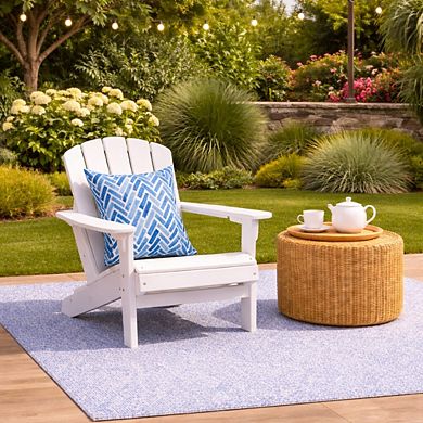 2 Pack Waterproof and Fade-Resistant Outdoor Throw Pillows Patio Cushion for Garden Poolside