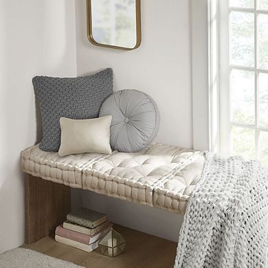 Poly Chenille Square Floor Pillow Cushion 20x20"
