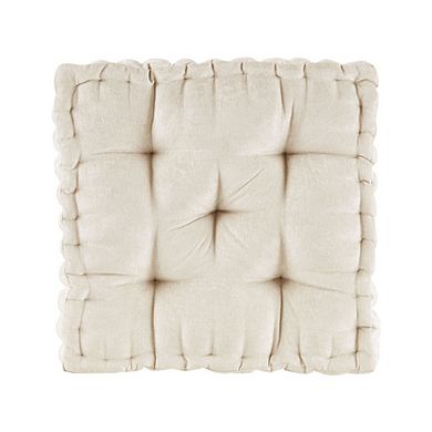 Poly Chenille Square Floor Pillow Cushion 20x20"